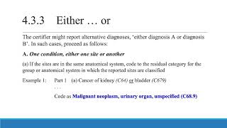 ICD 10 manual mortality coding Volume 243 Coding instructions for mortality multiple causes [upl. by Haizek332]