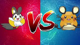 Emolga vs dedenne pokemon battle show [upl. by Enrichetta]