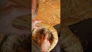 Traditional bee skeps made out of rye straw Excerpts from the long video which will follow soon [upl. by Garlen]