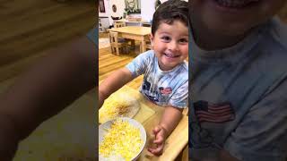 Preparing quesadillas 🫓 🧀 in our Transitional Kindergarten Program at Lifetime Montessori School [upl. by Harutak873]