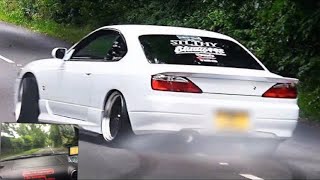 Nissan Silvia S15 Short Slide Out Of JDM Combe 2017 [upl. by Lerual]