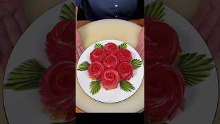 BeautifulquotTomato 🍅 Flower Art with Cucumbershorts shortvideo short trending shortsfeed [upl. by Ekralc]