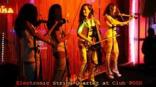 Electronic String Quartet at Club POSH [upl. by Joachima]