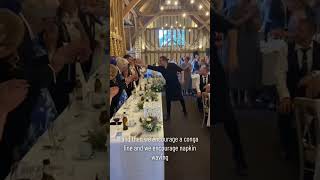 A day in the life of a Singing Waiter 🤫♥️ singingwaiters shorts wedding uk surprise party [upl. by Woodford480]