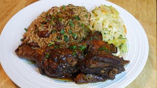 Jamaican Brown Stew Chicken Recipe [upl. by Afton]