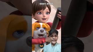 Moco dog cartoon 🤣 dog viralshorts viralcartoon shorts greenscreen video trending cartoon [upl. by Tati]