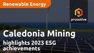 Caledonia Minings Colleen Parkins highlights 2023 ESG achievements [upl. by Malsi]