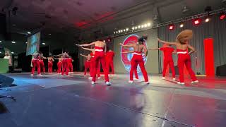 The WSSU Powerhouse of Red amp White CIAA Fan Fest Cheer Explosion Performance 2024 Full Performance [upl. by Hills]