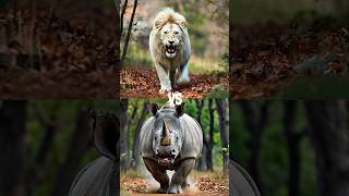 White Lion vs wild animals lion animals tiger goat hippo [upl. by Kall]