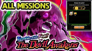 ALL MISSIONS COMPLETED STAGE 3 BROLY EVENT THE DEVIL AWAKENS Dragon Ball Z Dokkan Battle [upl. by Kippar]