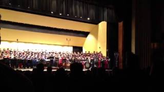 PMEA AllState Choir 2013 Carmina Burana  O Fortuna reprise [upl. by Brink]