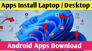 Android app laptop me kaise chalaye  Computer me app kaise download kare [upl. by Otrebile]