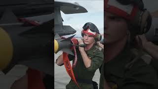 Loading a live AIM 9X Sidewinder warhead on an F35 [upl. by Travis]