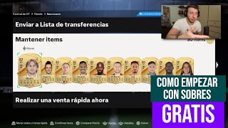 FC 24 Como Empezar en FC24 Sin Gastar Dinero y Hacer Monedas RAPIDO  Primer Equipo SOBRES GRATIS [upl. by Aivatco]