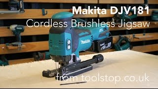 Makita DJV181 Cordless Brushless Jigsaw from Toolstop [upl. by Hubing]