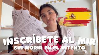 MIR ¿cómo hacer la inscripción al examen [upl. by Lust]