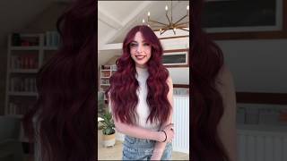 Berry Red Hair 🍓🫐 hairstyle haircuts hairsalon [upl. by Drummond]