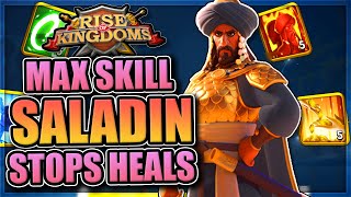 Expertised Saladin in Rise of Kingdoms stops healing counters richard [upl. by Monte]