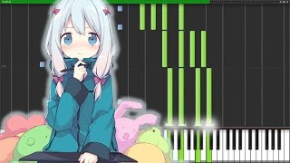 【FULL】Eromangasensei OP エロマンガ先生 OP  quotHitorigotoquot Synthesia Piano Tutorial  ピアノ Cover [upl. by Sumahs]