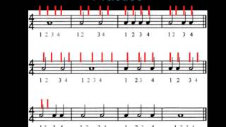 Rhythm Practice 44 Time Signature [upl. by Wendt]