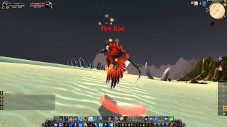 Fire Roc with fire effects in Tanaris  Cataclysm beta [upl. by Ahselrak660]