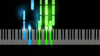 Stromae  Lenfer Piano Sheet Music Synthesia Preview  D Minor [upl. by Clive]