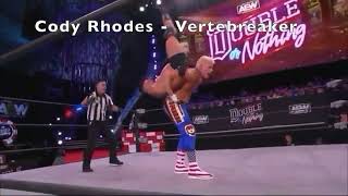 The Moves  Cody Rhodes  Vertebreaker [upl. by Urania]