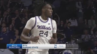 HIGHLIGHTS KState mens basketball beats BYU [upl. by Nonnair]