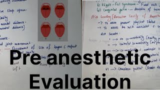 Preanesthetic Evaluation  Anesthesia dene ke Pehle kya kya checkup karte hAllrounderdoctorfalit [upl. by Aimehs677]