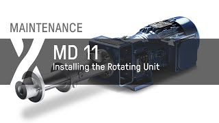 Maintenance MD  11  Installing the Rotating Unit [upl. by Onofredo]