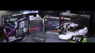 MSI X399 Creation Threadripper Build  Start to Finish [upl. by Anailuj]