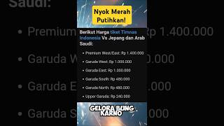 Inilah Daftar Harga Tiket Masuk Stadion GBK Laga Timnas Indonesia Lawan Jepang dan Arab Saudi [upl. by Ewan]