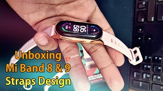 Mi Band 7 8 9 Straps Design Unboxing ASMR khaliqonair straps miband9 miband8 miband7 [upl. by Waylen]