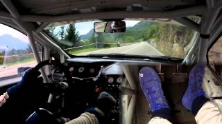 IVAN CARMELLINO  FIAT GRANDE PUNTO PROTO  TROFEO VALLECAMONICA 2015  ONBOARD GARA 1 [upl. by Eilesor]