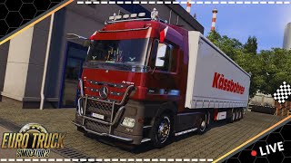 ETS 2 Wieczorna poniedziałkowa jazda zapraszam do konwoju TruckersMP SIM 1 [upl. by Annawek960]