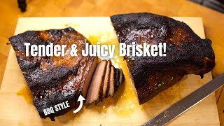 Oven Baked quotBBQ Stylequot Brisket  Low amp Slow amp Smokey [upl. by Trefor]