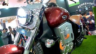 Renegade Commando THOR  Electric Bike  2018 Auto Expo [upl. by Romonda]