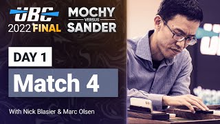 UBC 2022 Final MOCHY vs SANDER Match 4 Backgammon [upl. by Pachston]