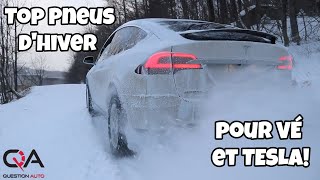 Pneus dhiver Les top choix pour TESLA et véhicules électriques [upl. by Austin]