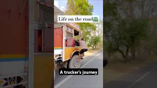 Life on the road A trucker’s journey 🚛 TruckLife OnTheRoad trending truck [upl. by Ronn]