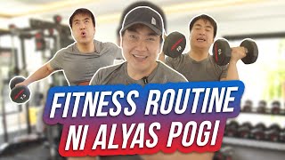 Fitness Routine ni Alyas Pogi  Ramon Bong Revilla Jr [upl. by Hewe]