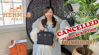 What I bought at Hermes in Paris Moynat Special Order BARENIA Rejane Experience  Hermes Unboxing [upl. by Jacobson]