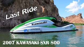 2007 KAWASAKI SXR 800 LAST RIDE [upl. by Anitsrik]