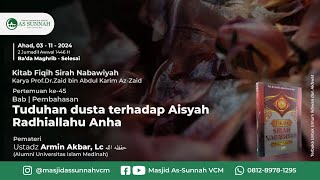 Sirah Nabawiyah 45 Tuduhan dusta Terhadap Aisyah Radhiallahu Anha  Ustadz Armin Akbar Lc [upl. by Renick733]