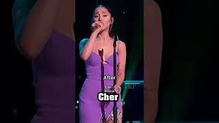 🎤Ariana Grande Part 3🎤Vocal Impressions of Britney Spears Cher and Celine Dion🎤😍 shorts power [upl. by Ainesell]