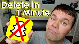 How To Delete Snapchat Account 2021 Permanently [upl. by Rimas871]