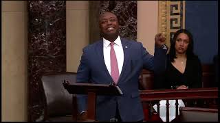 Senator Tim Scott Rebuts Objection to His Resolution Condemning Antisemitism on College Campuses [upl. by Einatirb509]