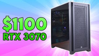 The 1100 RTX 3070 Gaming PC Build [upl. by Atinaw]