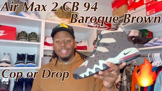 Nike Air Max 2 CB 94 Baroque Brown Review Plus Sizing Tips Straight From Nike BigFootGang [upl. by Nylirad270]