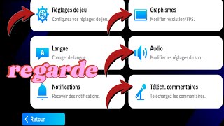 comment 👉 régler 👉 paramètres 👉 efootball 👉 2025 👉 v400 en 👉Wolof [upl. by Daly]